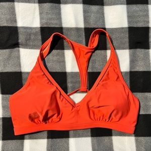 Prana orange bikini top